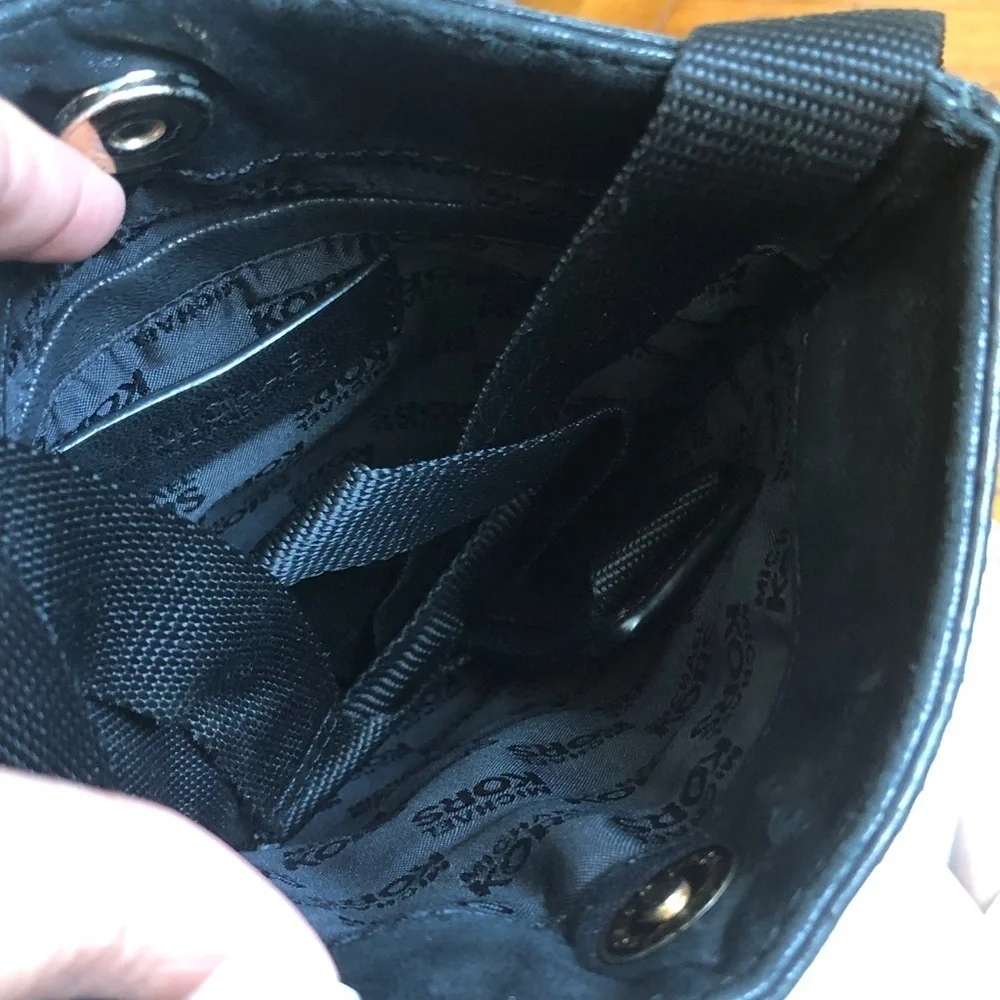 Michael Kors Leather Black Crossbody Purse